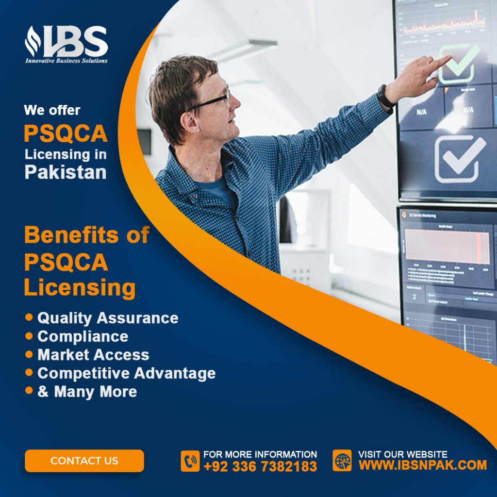 IBS offer PSQCA standardization and conformity assessment within Pakistan