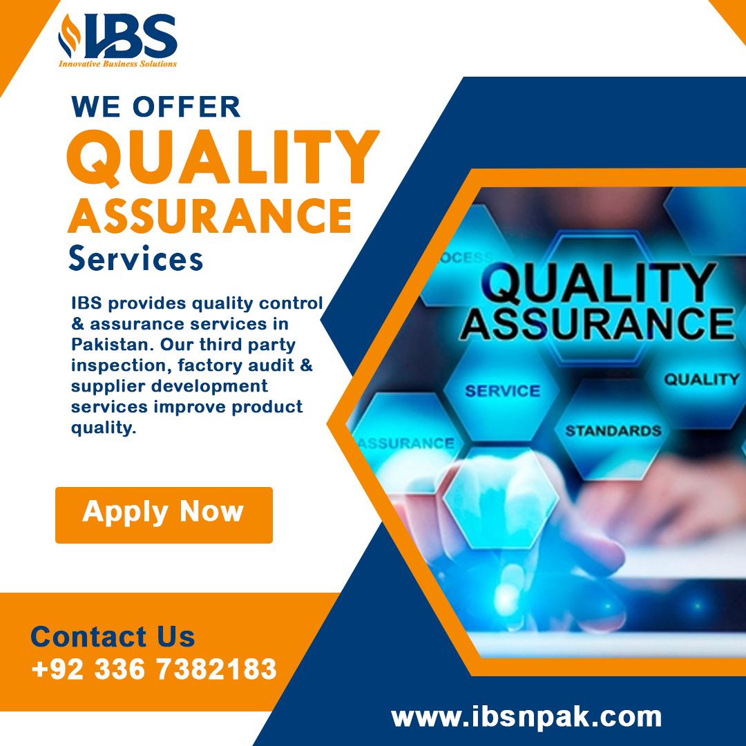 Read more about the article IBS provides quality control & assurance services in Pakistan